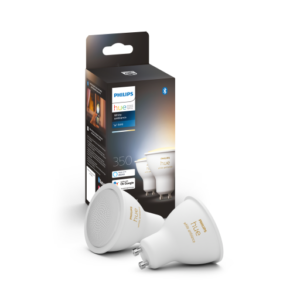 Philips Hue White Ambiance GU10 spotpære, 2-pak