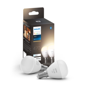 Philips Hue White E14 kronepære, 2-pak