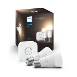 Philips Hue White E27 standardpære, starterkit