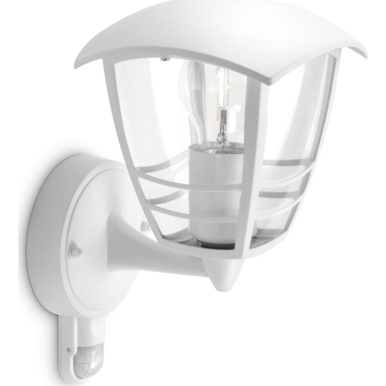 Philips myGarden Creek Up udendørs væglampe med sensor, hvid