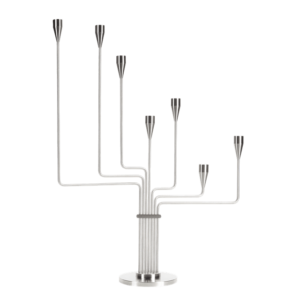 Piet Hein Karlsvognen Lysestage H63 cm Rustfrit Stål