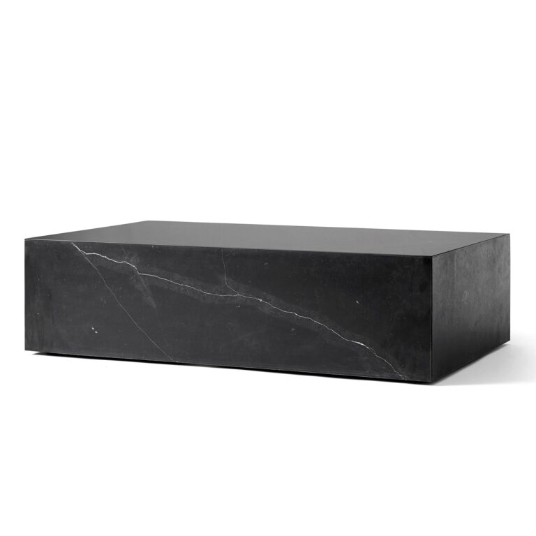 Plinth Sofabord Lav Marquina Marmor