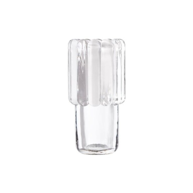 Press Vase Medium Clear