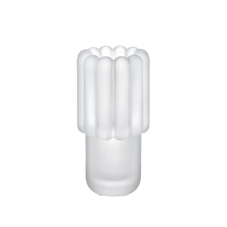 Press Vase Medium Frosted