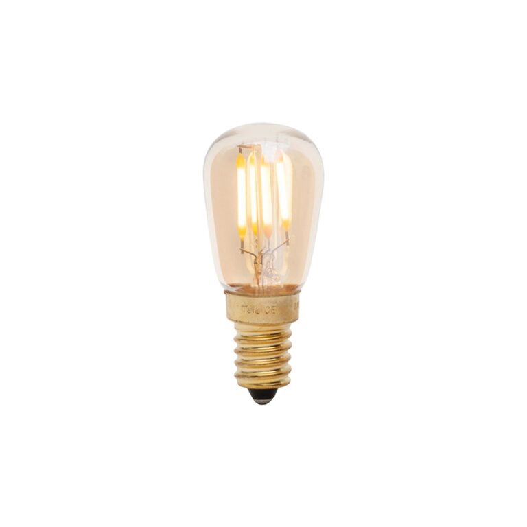 Pygmy E14 2W LED 2200K Tonet Glas - Dæmpbar