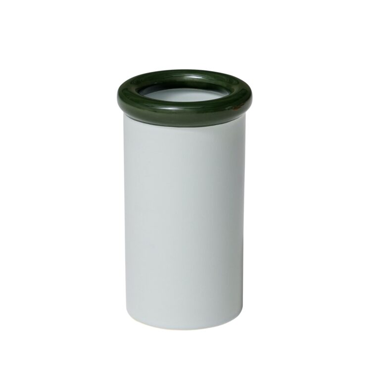 ROD Keramisk Vase Mørkegrøn/Lyseblå
