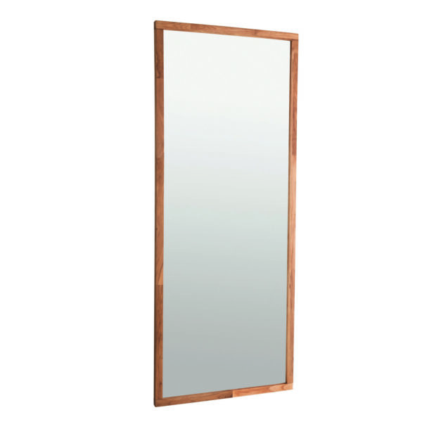 ROWICO rektangulær Confetti vægspejl - spejlglas og natur eg (150x60)