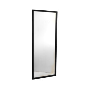 ROWICO rektangulær Confetti vægspejl - spejlglas og sort eg (150x60)