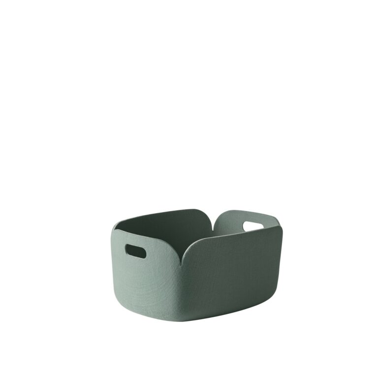 Restore Kurv 48x35 Støvet Grøn