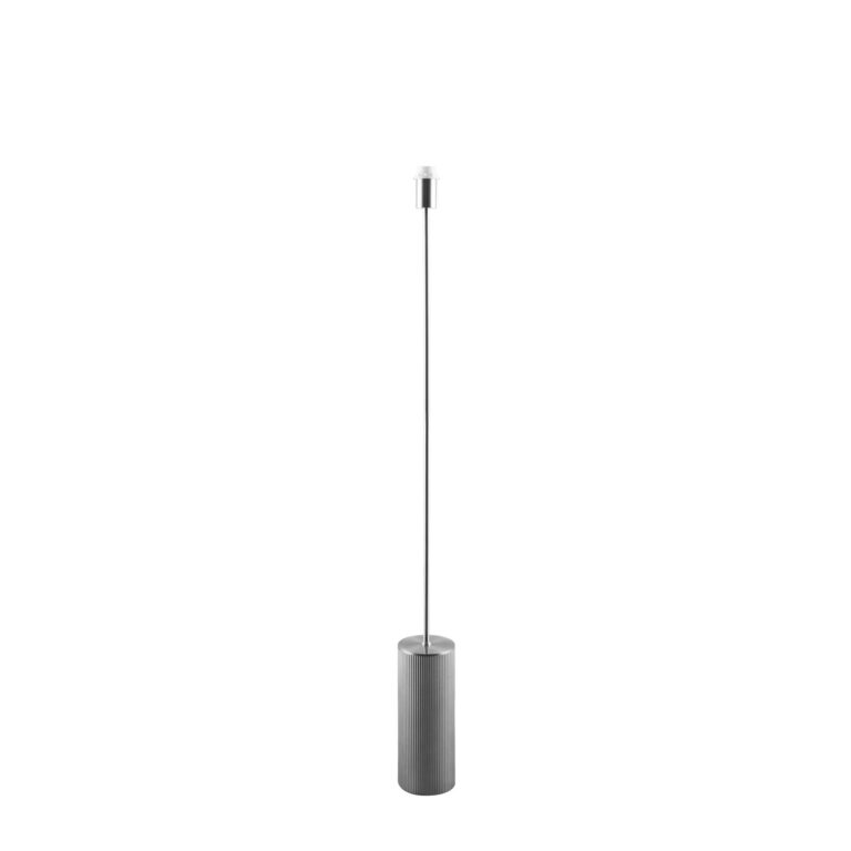 Rib Gulvlampe Base Børstet Stål