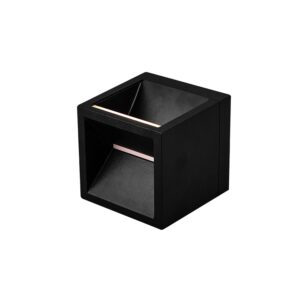 Rivo udendørs væglampe, sort