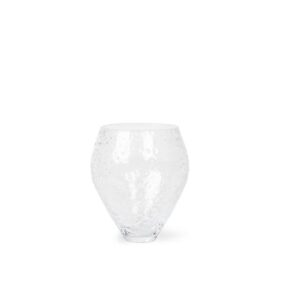 Ro Collection Crushed Glass Vase Medium Klar