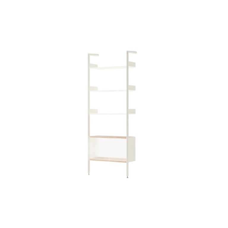 Rombe Full Bay IF3 Cabinet Reol Lakeret Eg/Alabaster