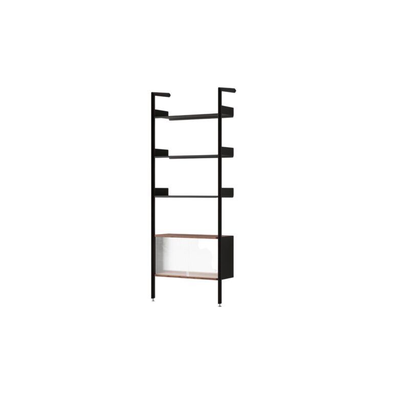 Rombe Full Bay IF3 Cabinet Reol Lakeret Valnød/Antracit