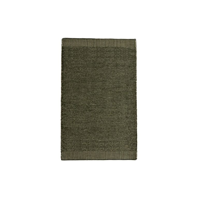 Rombo Gulvtæppe 240x170 cm Off White/Mos Grøn