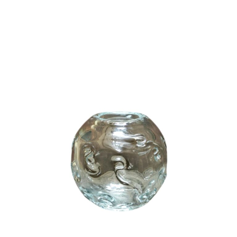 S.R Vintage Glass Vase Klar