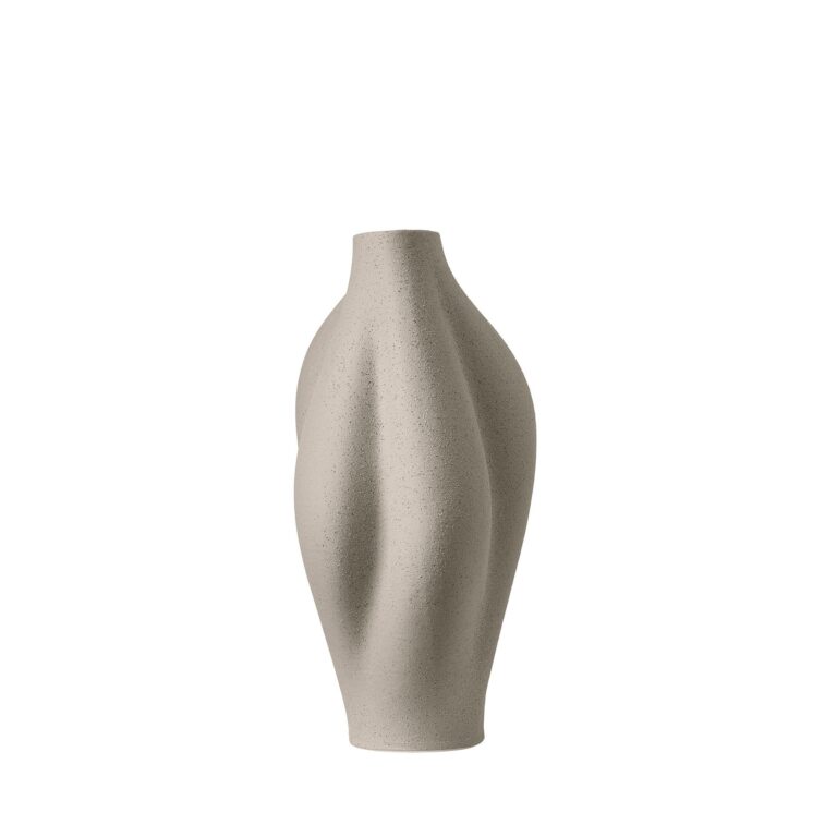 SALTARE Vase Ø17 Lys Taupe