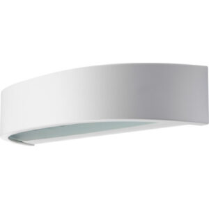 SG Curve Direct udendørs væglampe, 2700K, hvid