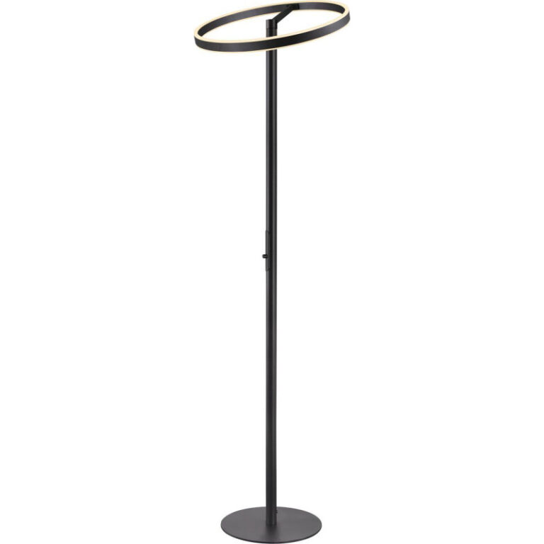 SLV One Straight gulvlampe, sort