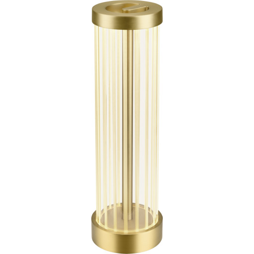 SLV Quimera bordlampe, børstet messing