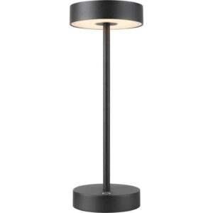 SLV Vinolina genopladelig bordlampe, sort