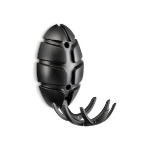SPINDER DESIGN Bug knagerække - sort plastik og stål