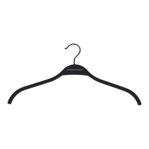 SPINDER DESIGN Rosa bøjle, m. anti-slip belægning - sort træ (sæt m. 5)