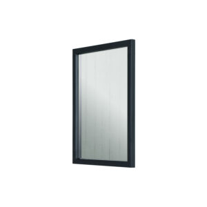 SPINDER DESIGN rektangulær Senza vægspejl - spejlglas og sort stål (55x40)