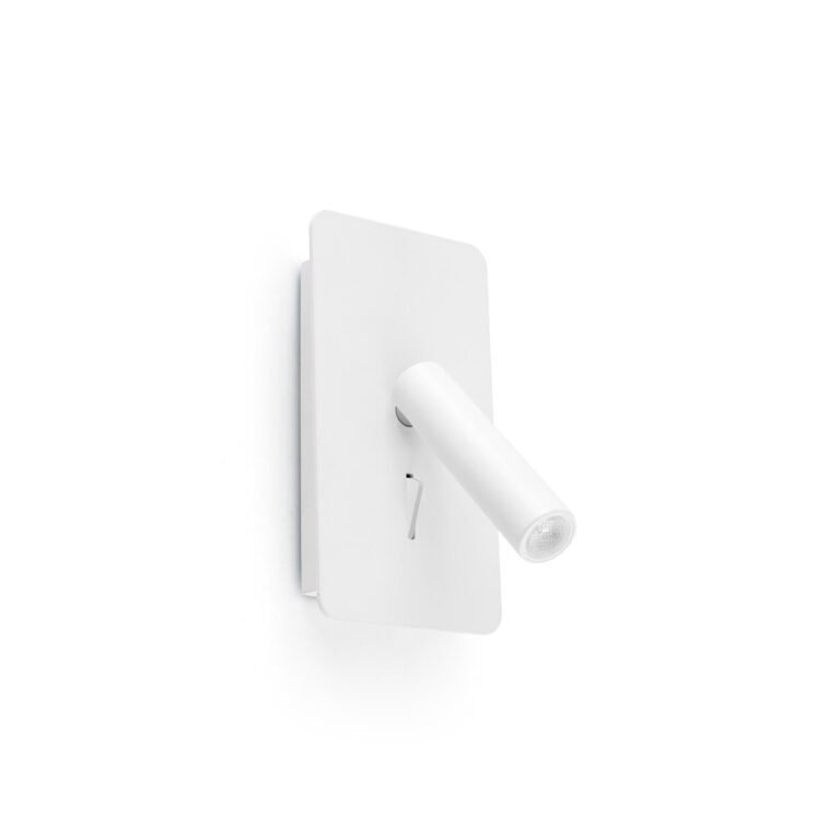 SUAU Væglampe Med USB Mat Hvid