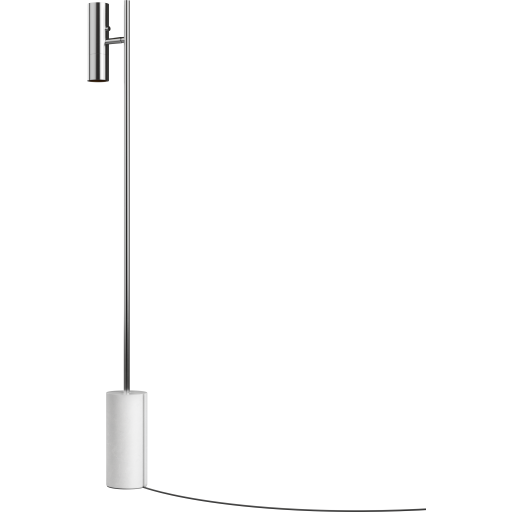 Sackit Expo gulvlampe, krom