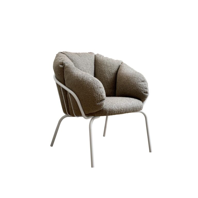 Same Easy Lænestol Hvid/Taupe