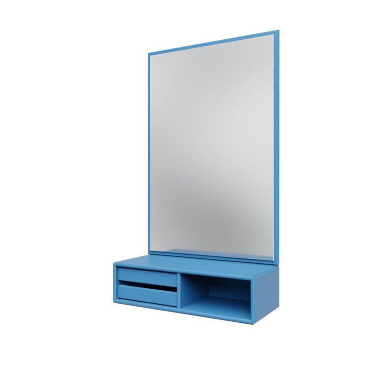 Selection Glance Spejl 154-Azure