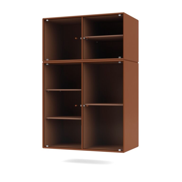 Selection RIPPLE III Vitrineskab 146-Hazelnut
