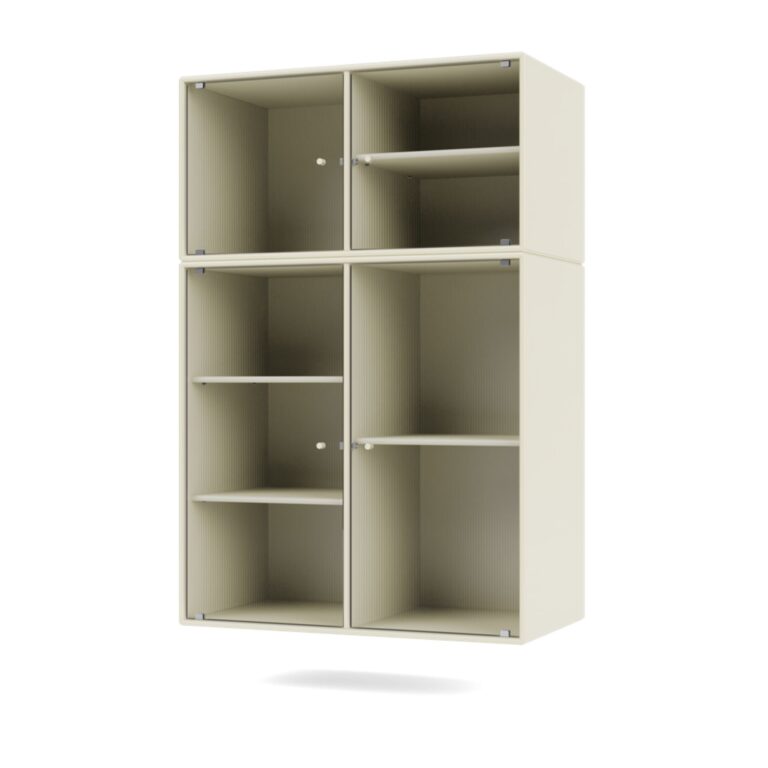 Selection RIPPLE III Vitrineskab 150-Vanilla