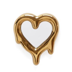 Seletti Melted Heart Spejl Guld