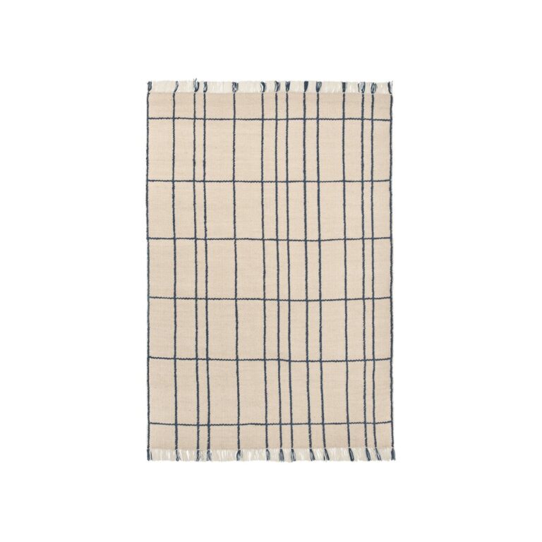 Sen Gulvtæppe 170x240 Parchment/Indigo