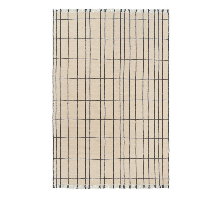 Sen Gulvtæppe 200x300 Parchment/Indigo