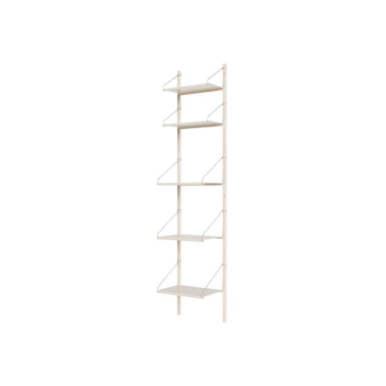 Shelf Library Single Section Reol 185,2x40 Varm Hvid