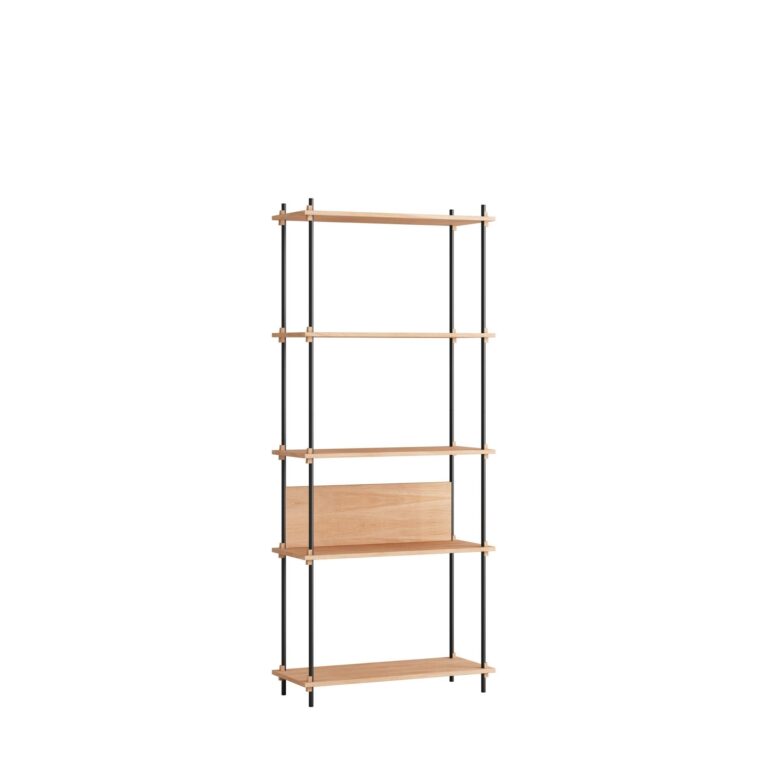 Shelving Classic Reol Høj Eg/Sort
