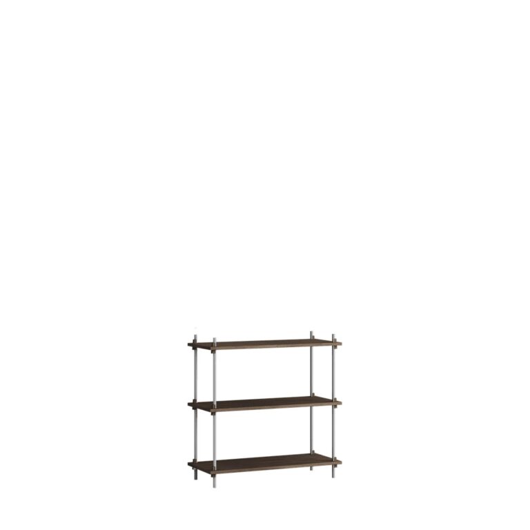 Shelving Classic Reol Røget Eg/Rustfri Stål