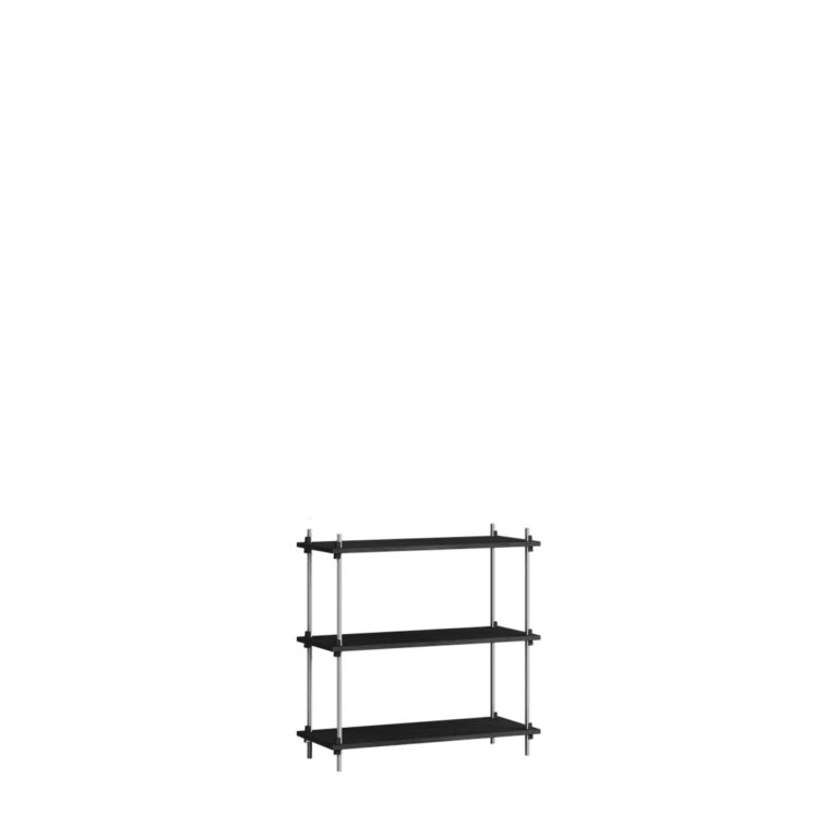 Shelving Classic Reol Sort/Rustfri Stål