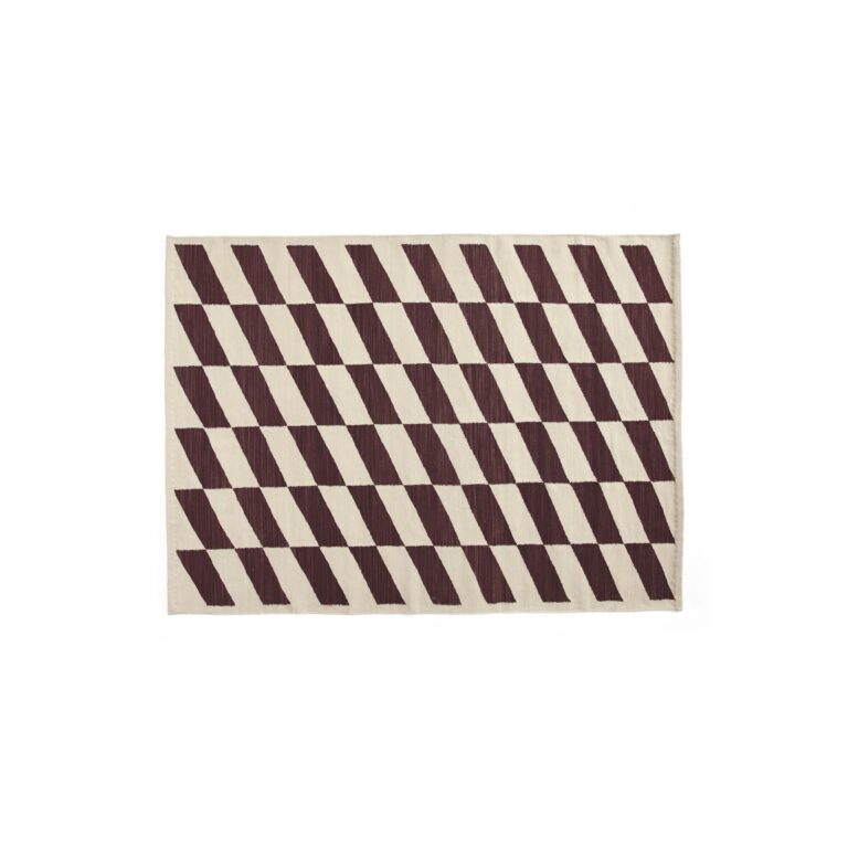 Shift Kelim Gulvtæppe 140x200 Burgundy