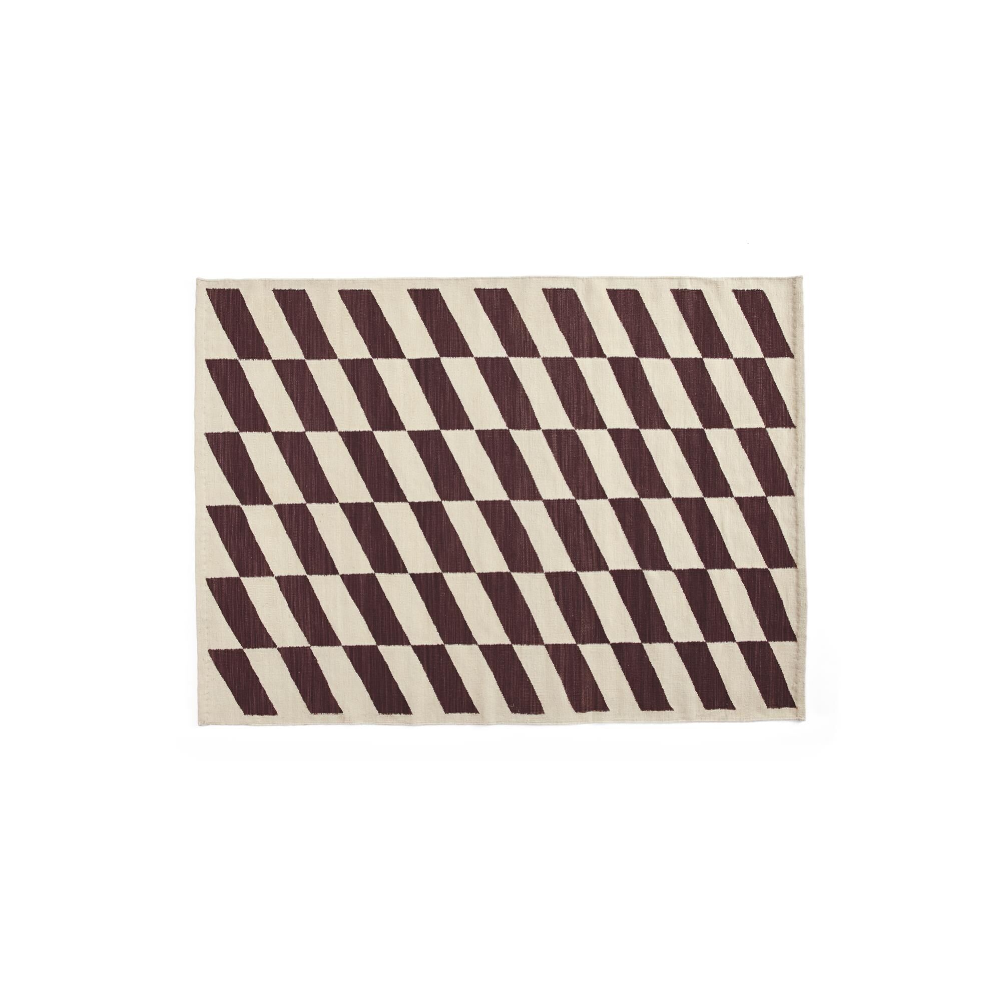 Shift Kelim Gulvtæppe 140x200 Burgundy