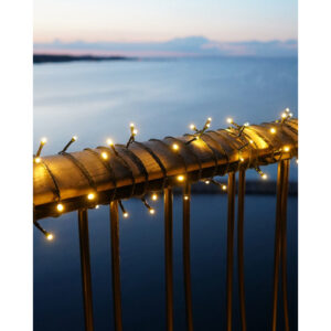 Sirius Easy-Line udendørs lyskæde, 120 varm hvide lys, 11,9 meter