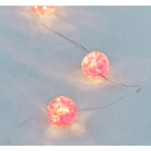 Sirius Maja lyskæde, lyserød