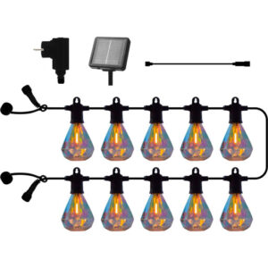 Sirius Marcus solcelle lyskæde, klare pærer, startsæt