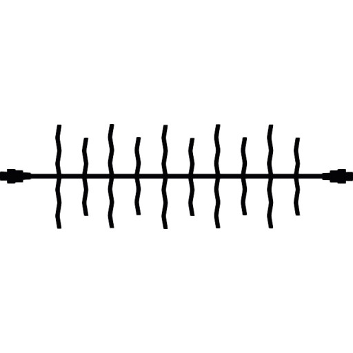 Sirius Tech-Line Cluster udendørs lyskæde, 180 varm hvide lys, 3 meter, forlænger