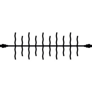 Sirius Top-Line Cluster udendørs lyskæde, 200 varm hvide lys, 3 meter, forlænger