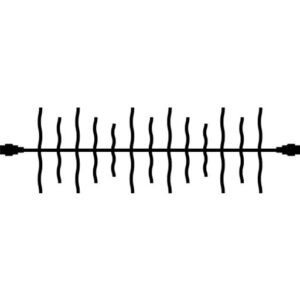 Sirius Top-Line Energy Cluster udendørs lyskæde, 200 varm hvide lys, 3 meter, forlænger
