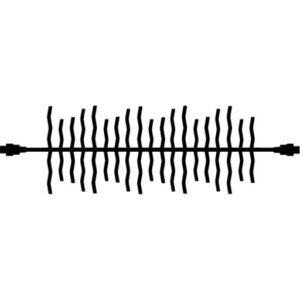 Sirius Top-Line Ultra Cluster udendørs lyskæde, 400 varm hvide lys, 3 meter, forlænger